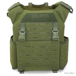 Gilet porte-plaques Kinetic MK2 Bulldog Tactical - Vert olive - L (86 - 130 cm) - Non