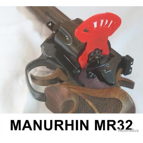 Drapeau tmoin chambre vide pour revolver Manurhin MR32