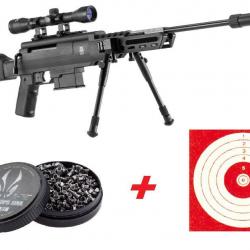 Carabine 19,9J Black Ops Tactical cal. 4,5 mm + 100 Cibles + 500 Plombs- -DESTOCK'EXPRESS