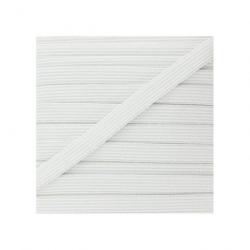 6 mètres d' élastique plat de 10 mm blanc