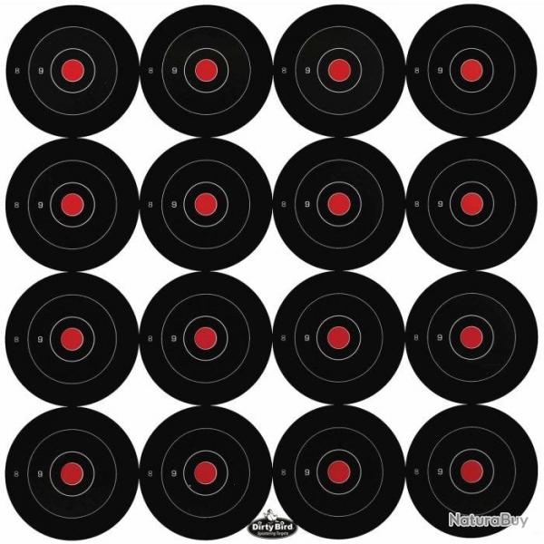 Lot de 172 cibles 3'' ractives Dirty Bird