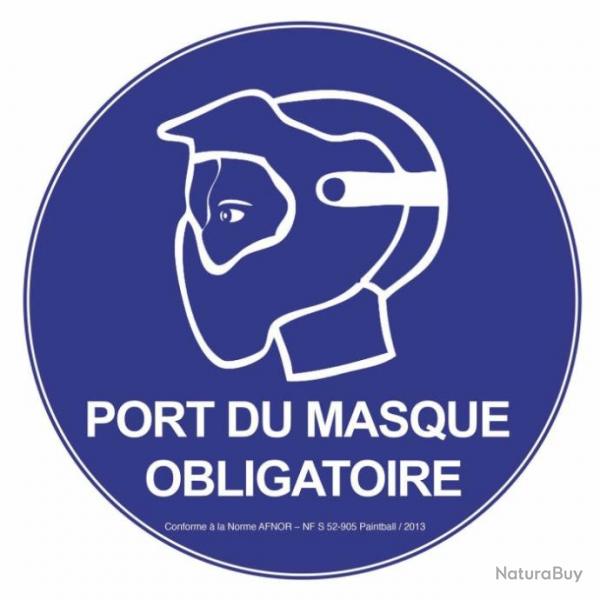 Panneau NF port du masque Default Title