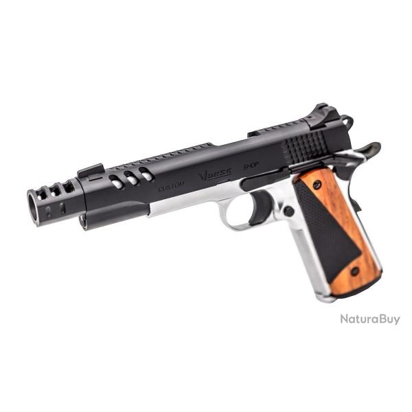 Rplique GBB gaz VORSK CS Defender Pro MEU Silver / Noir 1,0J