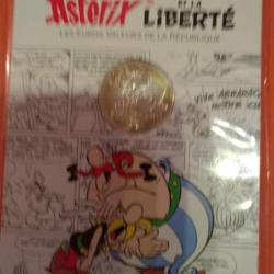 Piece 10 en Argent ASTERIX et la LIBERTE