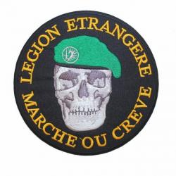 Ecusson Légion Etrangère "Marche ou crève" (GM)