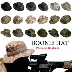 Chapeau de Brousse - Bob (Boonie Hat) - Taille Unique - Unisexe - Option Fixation Bord Droit