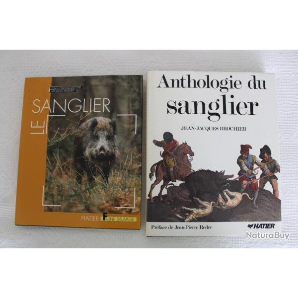 Lot 2 ouvrages sanglier
