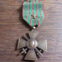 médaille croix de guerre 14/18
