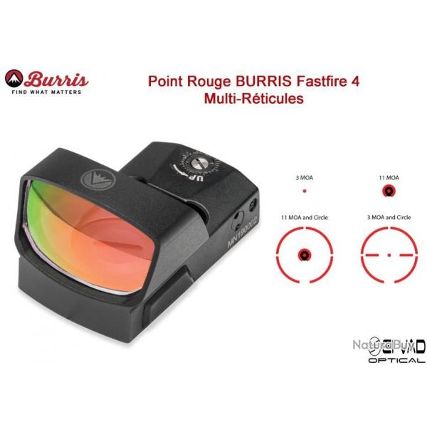 BURRIS FastFire 4 - Point Rouge Panoramique Multi-Rticules