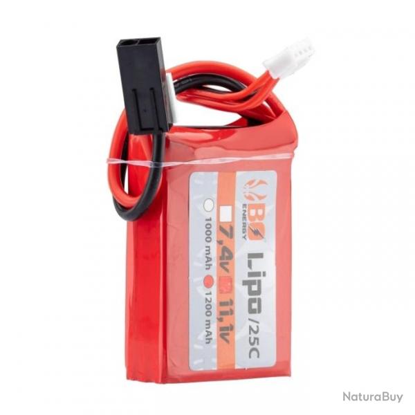 1 stick batterie Lipo 3S 11.1V 25C - 1200 mAh