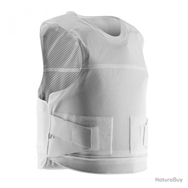 Gilet pare balles port discret blanc SK1