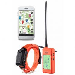 Collier GPS et de dressage pour chiens DogTrace X30T orange fluo Appa - Appareil et collier GPS DogT
