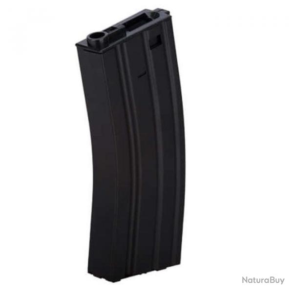 Chargeur Hi-cap mtal 300 billes pour M4 AEG Tan - Noir