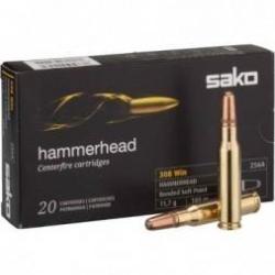 Munitions SAKO Cal 308 Win HAMMERHEAD SP 11.7G 180G PAR 20