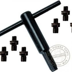 Clé démonte cheminée PIETTA + 6 cheminées noires