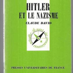 Que sais-je , hitler et le nazisme de claude david 11e édition mise à jour
