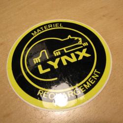 Autocollant LYNX matériel de rechargement (a201)