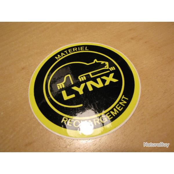 Autocollant LYNX matriel de rechargement (a201)