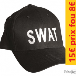 CASQUETTE     MIL-TEC   "SWAT"  taille unique noire   90277