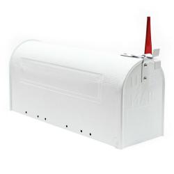 Boite aux lettres style américain design boite postale sur pied us mailbox blanc 16_0000086