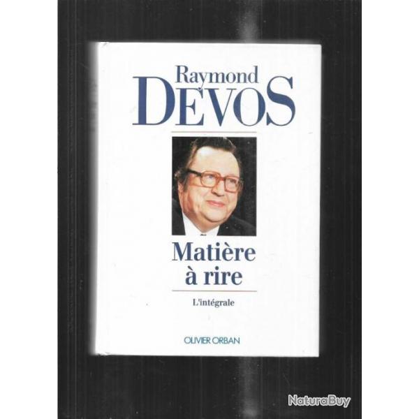 matire  rire l'intgrale  , sketches de raymond devos