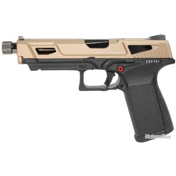 Rplique GBB pistolet GTP9 gaz 0,9J MS DST Gold