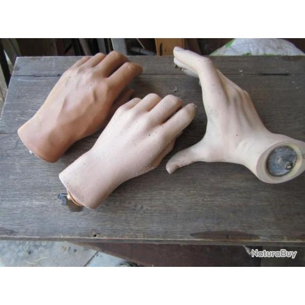 mannequin 3 mains prsentation remontage