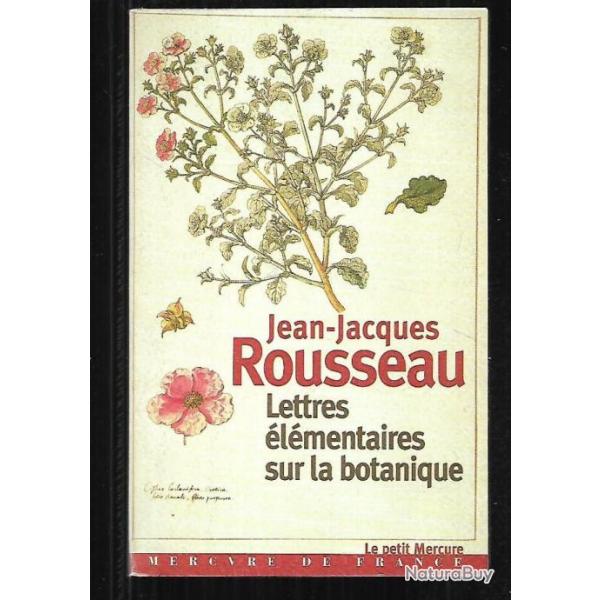 lettres lmentaires sur la botanique de jean-jacques rousseau