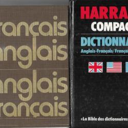 dictionnaire français-anglais , anglais - français lot de 2 différents