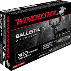 Munitions Winchester Ballistic Silvertip Cal.300WM 180gr par 20