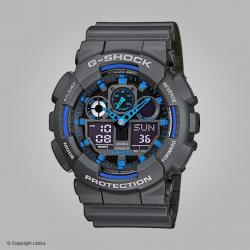 Montre G-Shock Classic GA-100 noir/bleu roi