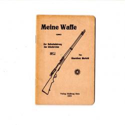Scan du manuel du fantassin et fusil Suisse Schmidt Rubin G11 en allemand année 1933.