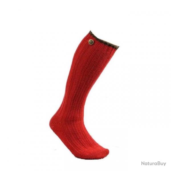 Chaussette courte Club Interchasse Natun 38 - 40 / Rouge - 41 - 43 / Rouge
