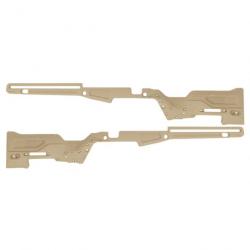 Receiver plate Action Army pour AAC T10 - FDE