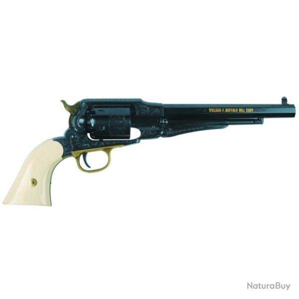 Revolver Uberti 1858 New Army Improved - Cal. 44 5-1/2" / Bronz - 8" / Buffalo Bill / Plaquette i