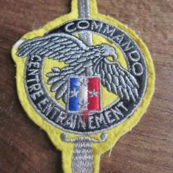 écusson insigne patch militaire Commando Centre entraînement