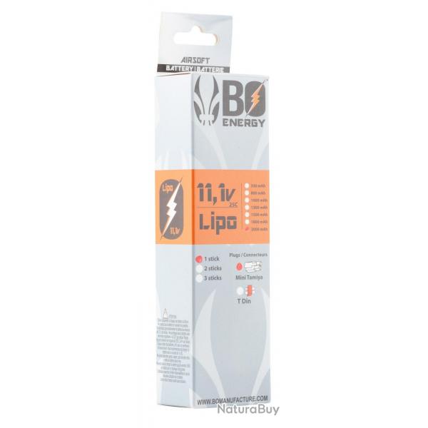 1 stick batterie Lipo 3S 11.1V 1000mAh 25C Mini TAMYIA
