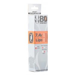 1 stick batterie Lipo 2S 7.4V 1000mAh 25C Mini TAMYIA