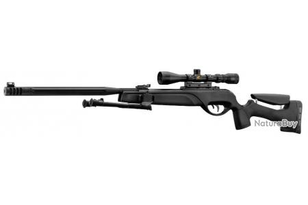 Carabine gamo HPA IGT cal 4.5mm avec lunette 3-9x40WR et bi-pied +  munitions - 20 joules