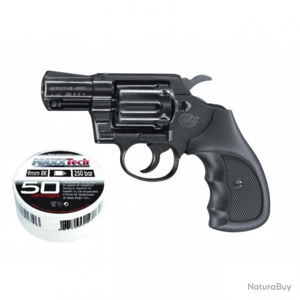 Revolver Colt Dtective special cal 9 mm rk noir + 50 balles