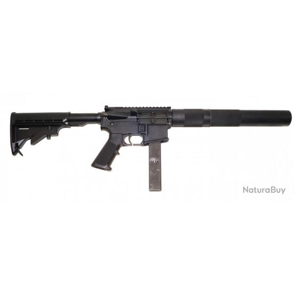 Conversion KDR type ar15 m4 calibre 9x19 custum silence