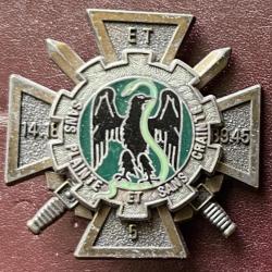 Insigne régimentaires d'unités élémentaires 5 Régiment de Commandement et de Soutien - 5 ET