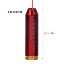 Balle laser .308 243 Cartouche collimateur de réglage calibre + PILES INCLUS + EXPE 48h