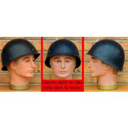 Gendarmerie Nationale Sous-casque modèle 1951 en CELORON 1960 & bande de nuque
