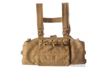 Gilet tactique TAN multipoches + Gants tactiques - Airsoft, chasse -  Livraison rapide et offerte - Gilets tactiques (8894921)