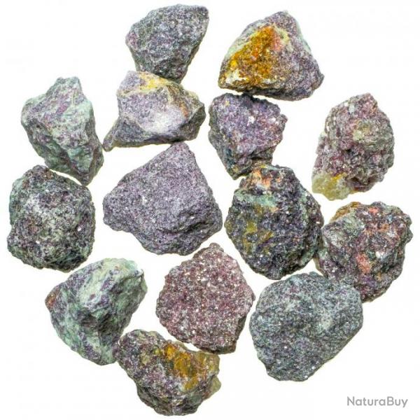 Pierres brutes lpidolite - 3  5 cm - 200 grammes