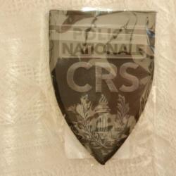 Insigne badge de police Nationale française CRS Grand modèle