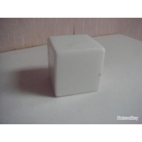 cube en marbre de carrare, 4,8 cm x 4,8 cm, presse papier