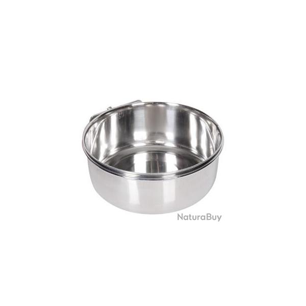 MANGEOIRE POUR NOURRITURE ET EAU OISEAU/RONGEUR ECROU 13CM 580ML
