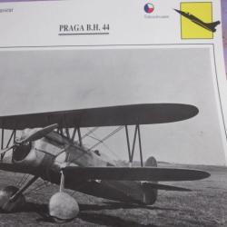 AVION  TYPE   CHASSEUR  PRAGA B.H.44